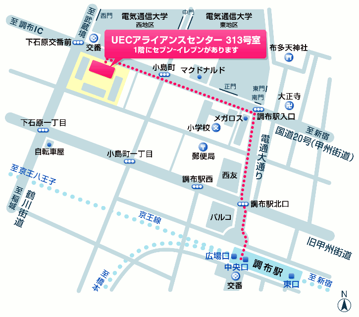アクセス地図